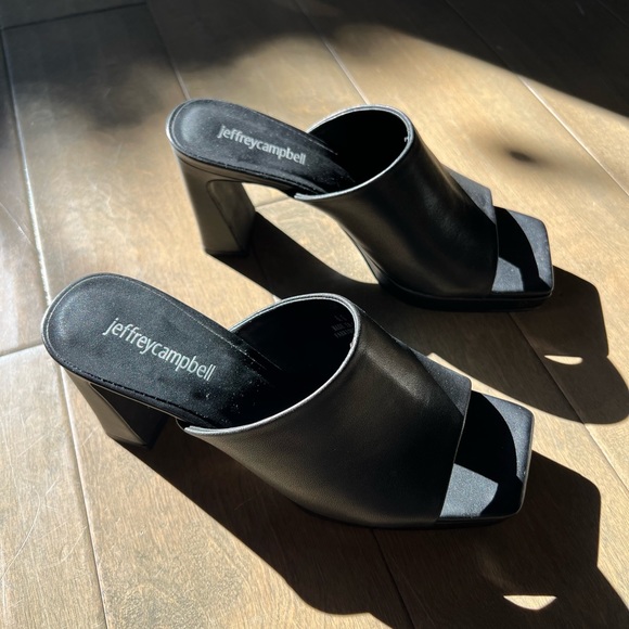 Jeffrey Campbell platform leather mule - Picture 2 of 3